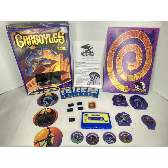 Toys Vtg Rare 1995 Htf Gargoyles Audio Cassette Board Game Parker
